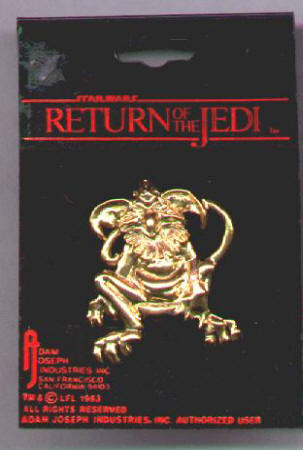 Return Of The Jedi Salacious Crumb Brass Pin