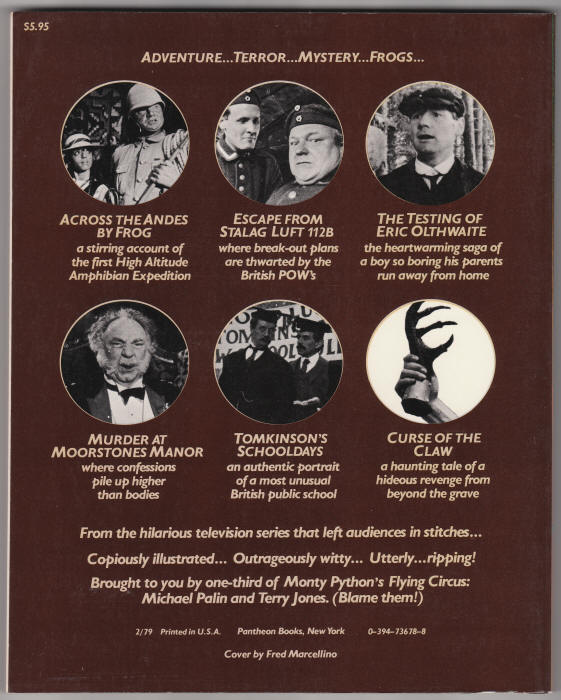 Ripping Yarns back cover