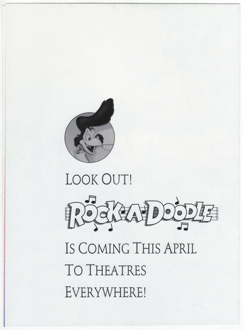 RockADoodle Quaker Life Cereal Promo Poster