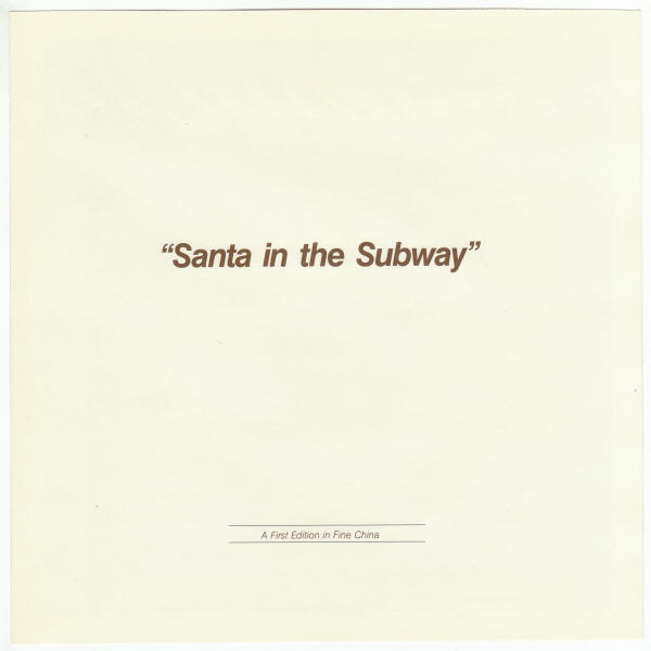 Rockwell Society Christmas Annual 1983 Plate brochure