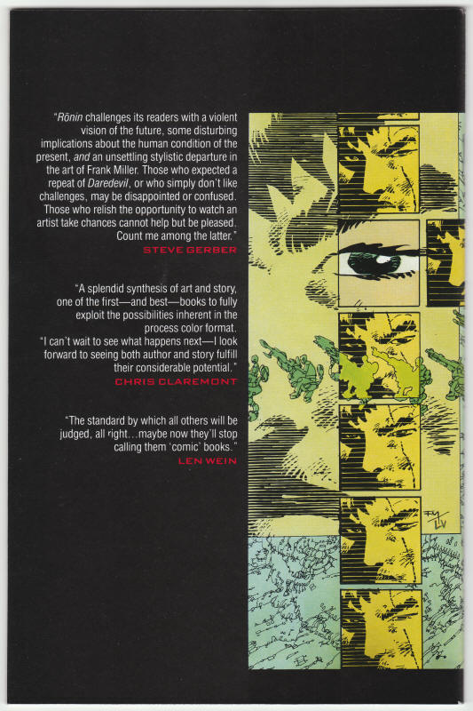 Ronin #2 back cover