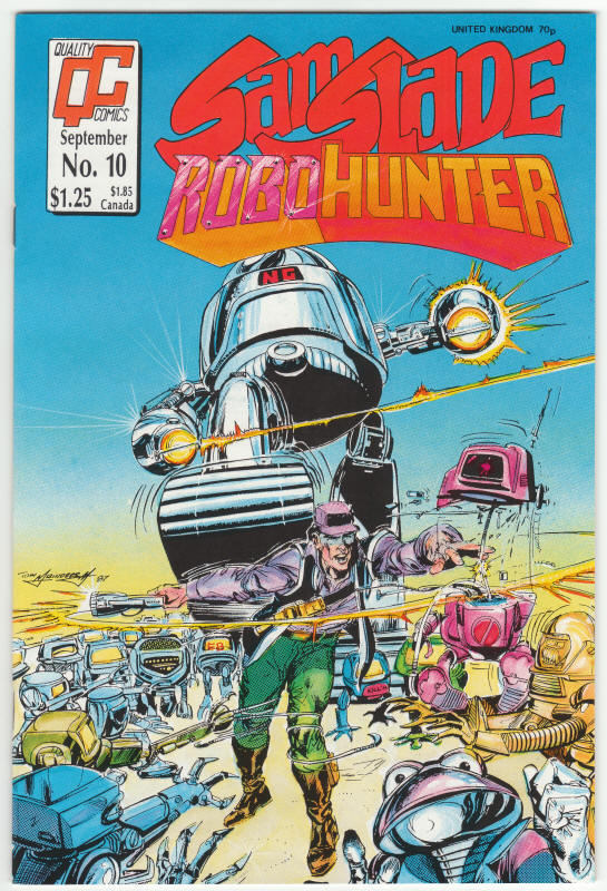 Sam Slade Robohunter Volume 2 #10 front cover