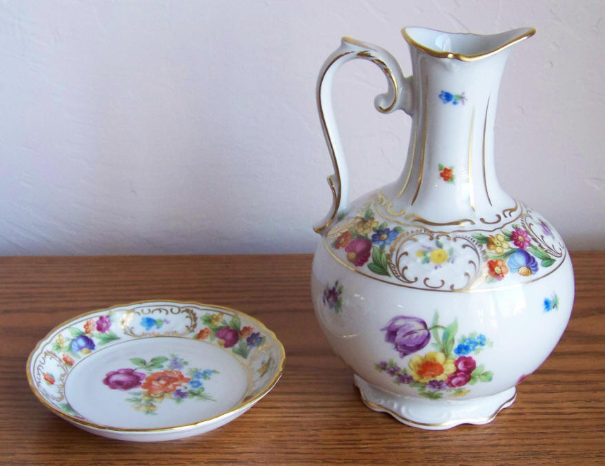 Schumann Bavaria Porcelain Small Pitcher Set