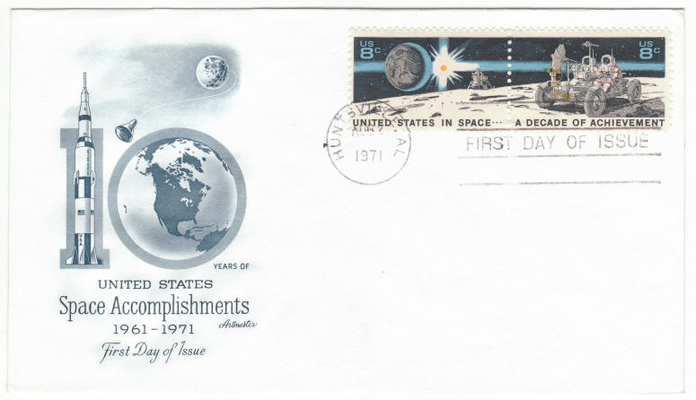 Scott #1434-1435 Decade of Achievement in Space First Day Cover