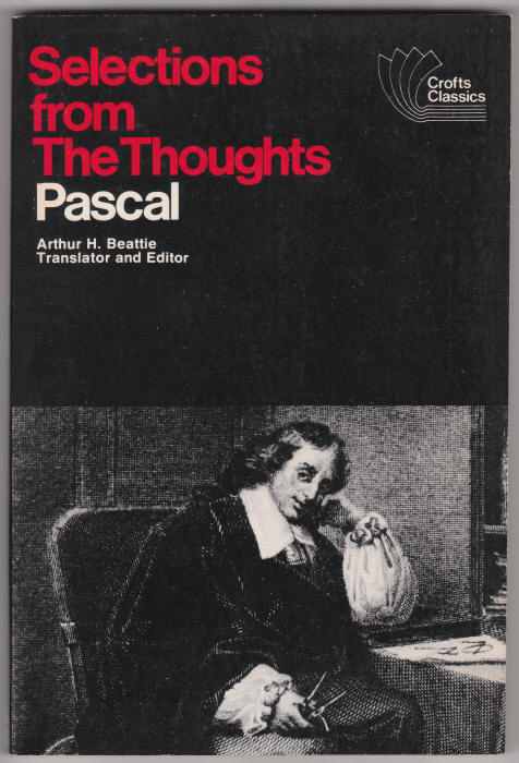 Selections From The Thoughts Pascal front cover