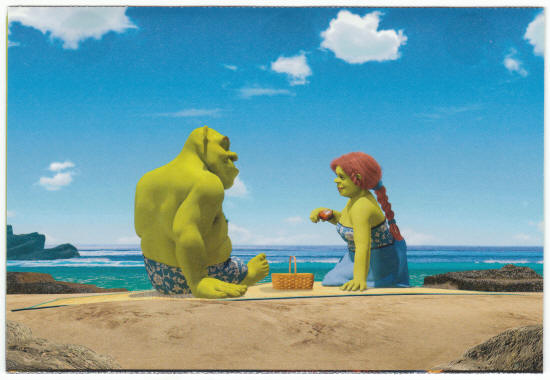 Shrek 2 HP Promo Post Cards