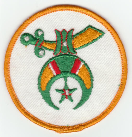 Shriners Emblem Patch front