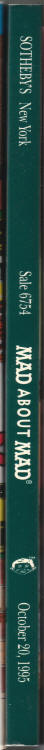 Sothebys Mad About Mad 1995 Auction Catalog spine