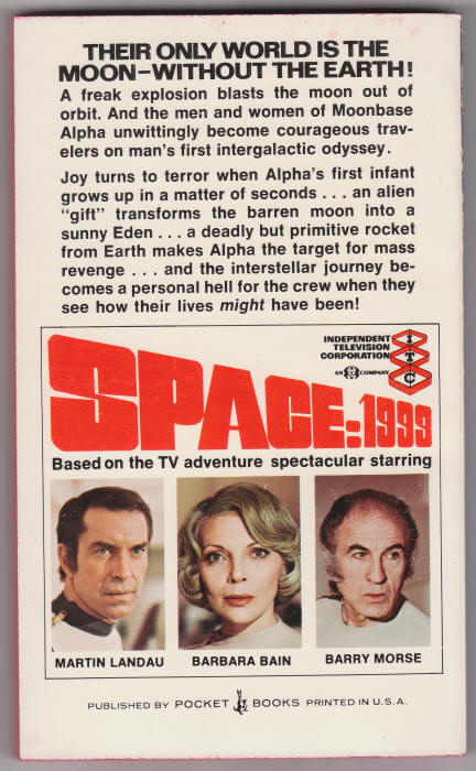 Space 1999 Moon Odyssey back cover