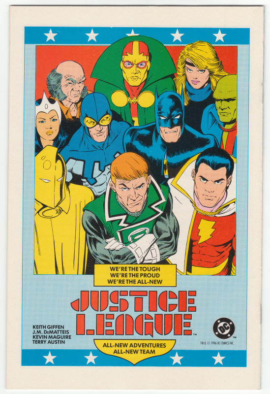 The Spectre #1 back cover
