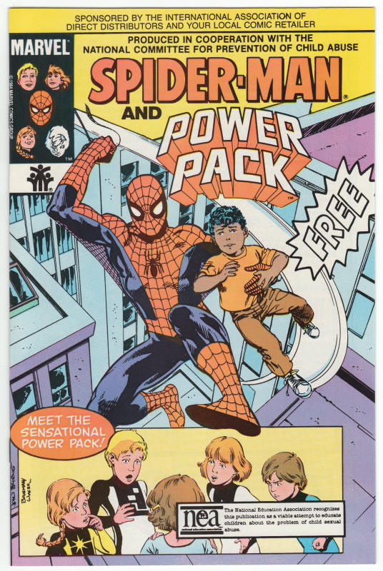 Spider-Man Power Pack Promo Comic Book cover