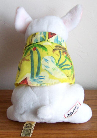 Spuds MacKenzie Bud Light Stuffed Animal back