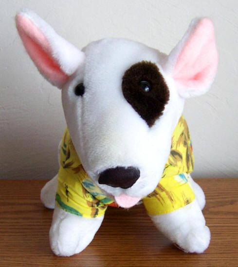 Spuds MacKenzie Bud Light Stuffed Animal front