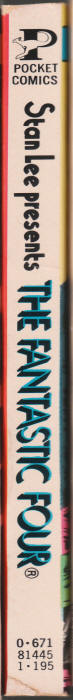 Fantastic Four 1977 Paperback 1 spine