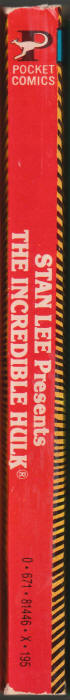 The Incredible Hulk 1 paperback 1978 spine