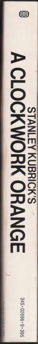 Stanley Kubricks A Clockwork Orange spine
