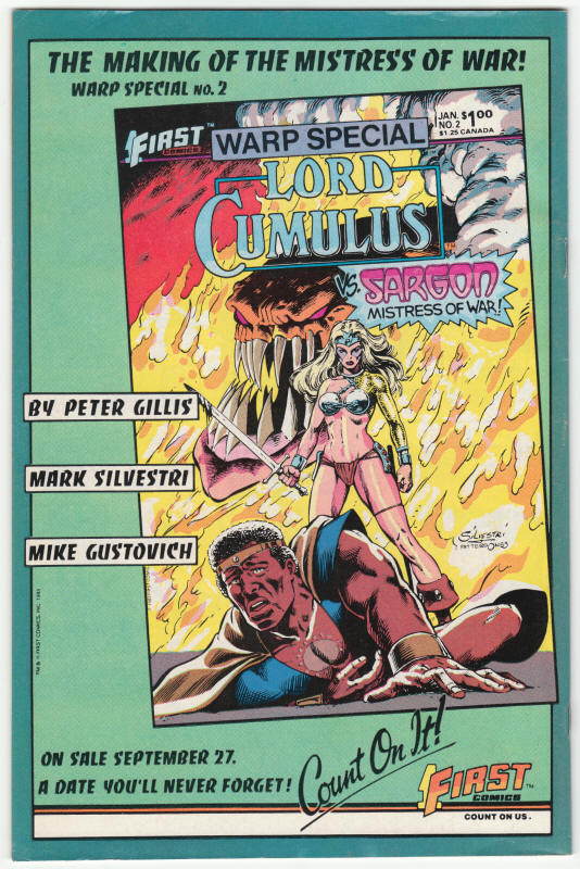 Starslayer #11 back cover