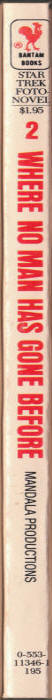 Star Trek Fotonovel 2 spine