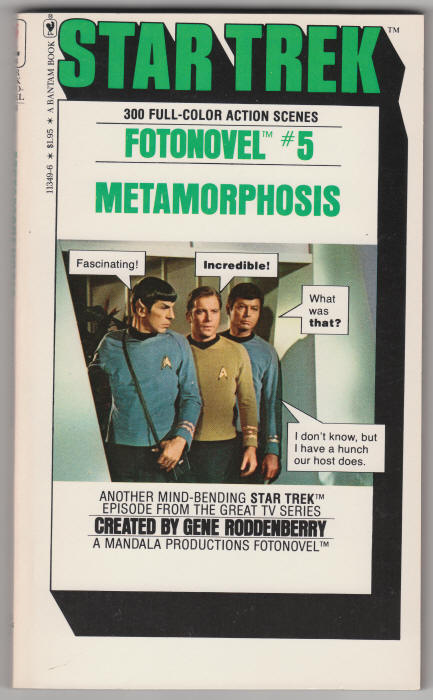 Star Trek Fotonovel 5 front cover