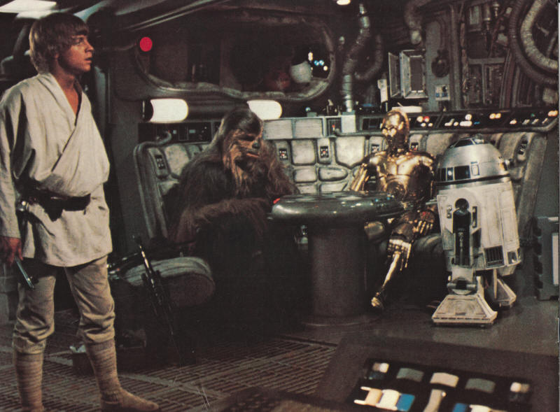 Star Wars Theatrical Movie Program back cover