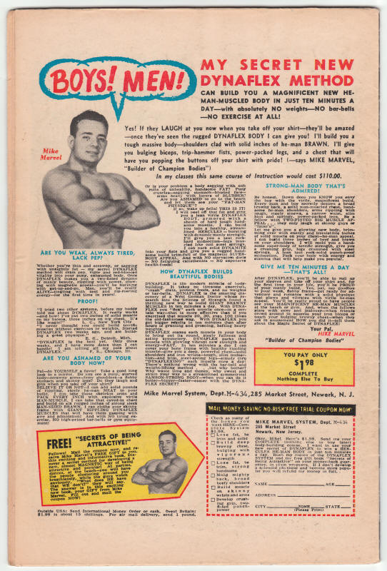 Strange Tales #130 back cover