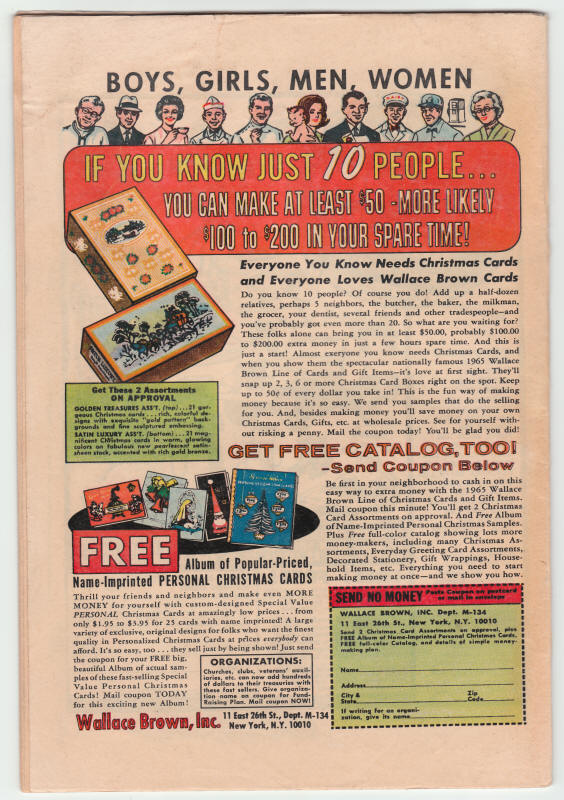 Tales To Astonish #71 back cover