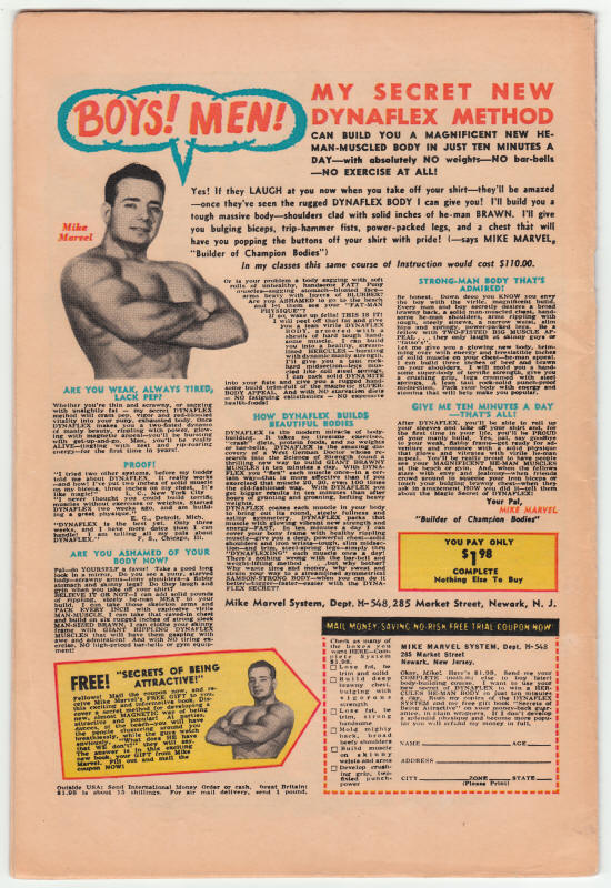 Tales To Astonish #78 back cover