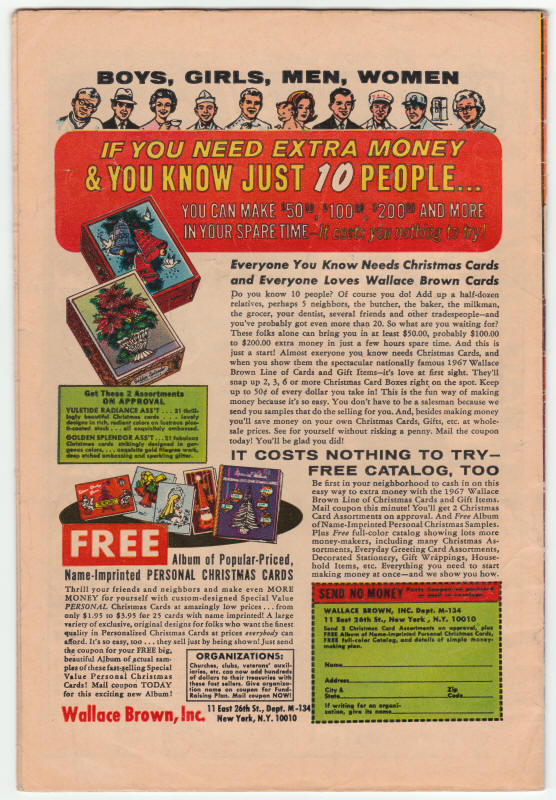 Tales To Astonish #96 back cover