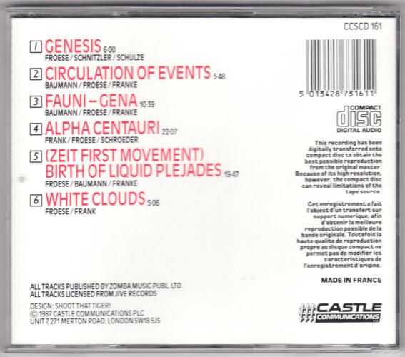 Tangerine Dream The Collection CD
