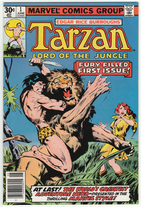 Tarzan Lord Of The Jungle #1 front cover