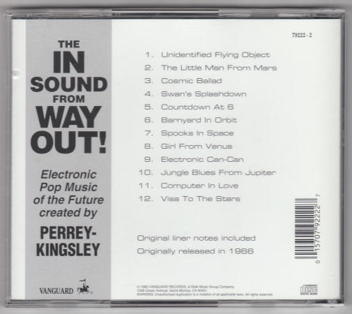 The In Sound From Way Out CD Perrey Kingsley