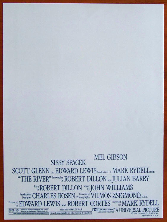 The River Promotional Card