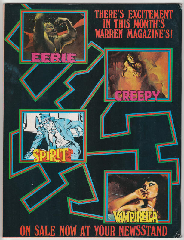 The Spirit Magazine 2 back cover