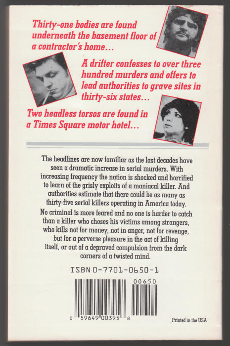 Thrill Killers back cover