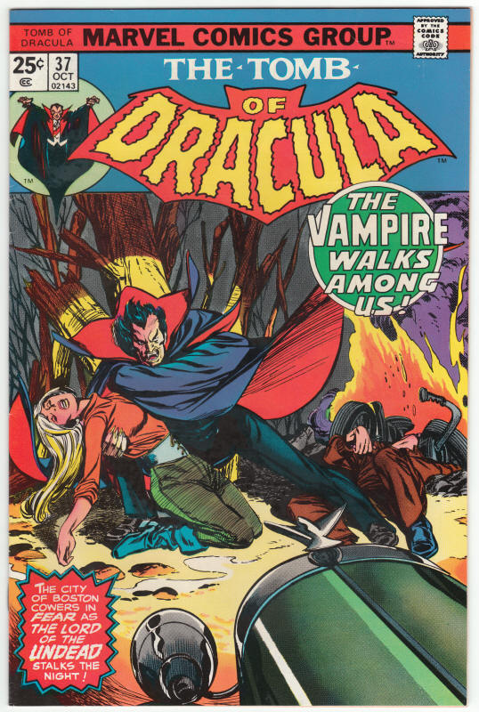 Tomb Of Dracula #37 front cover