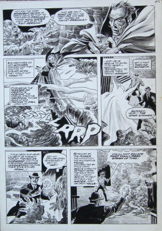 Call of Dracula Sonny Trinidad Original Art Page 25
