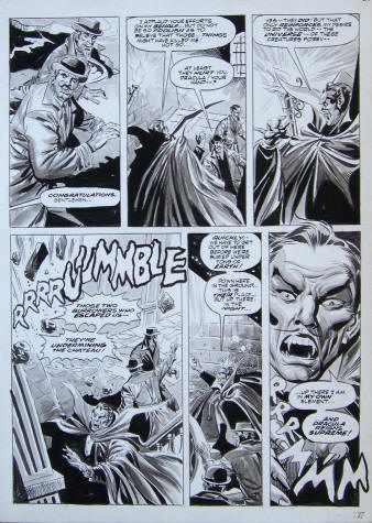 Call of Dracula Sonny Trinidad Original Art Page 27