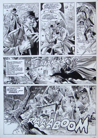Call of Dracula Sonny Trinidad Original Art Page 28