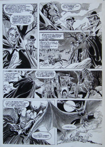 Call of Dracula Sonny Trinidad Original Art Page 29