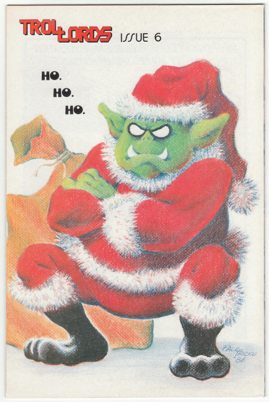 Trollords #5 1986 Tru back cover