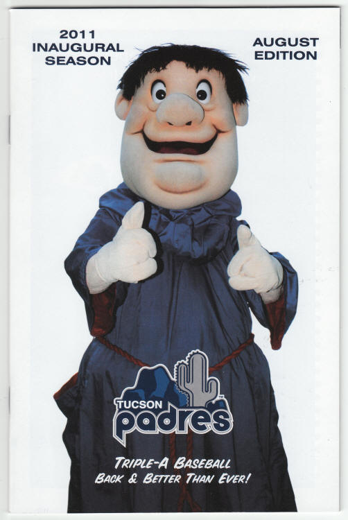 Tucson Padres Program August 2011