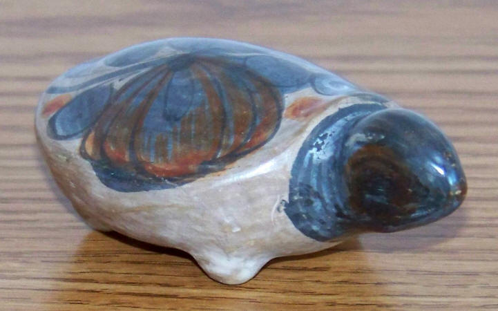 Early 1970s Mexican Folk Art Ceramic Turtle