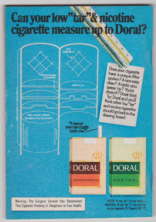 TV Guide #1072 October 1973 back cover