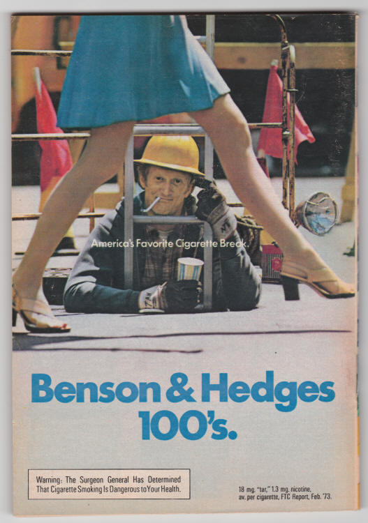 TV Guide #1076 November 1973 back cover