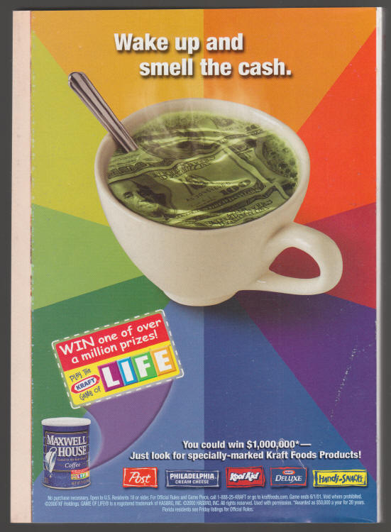 TV Guide #2479 September 2000 back cover
