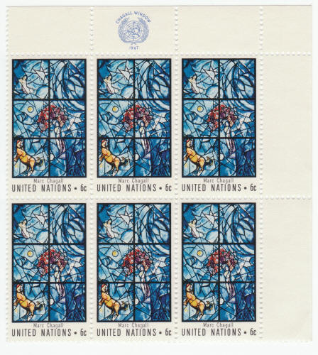 UNNY #180 Chagall Window Inscription Block