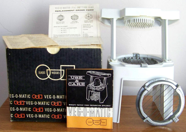 1963 Veg-O-Matic Food Preparer with Original Box