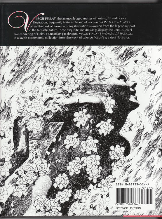 Virgil Finlays Women Of The Ages back cover