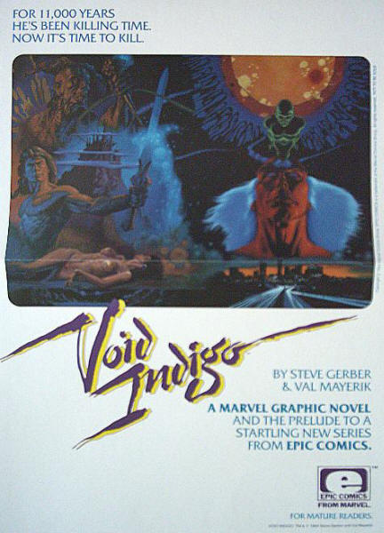 Void Indigo Epic Comics Promo Poster