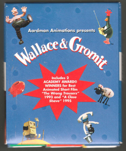 Wallace and Gromit VHS Box Set Slipcase top